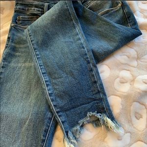 Judy Blue shark bite jeans